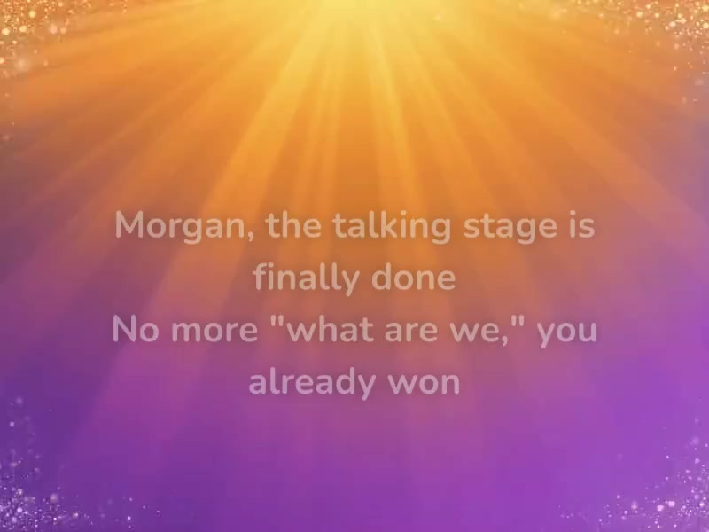 Engagement disco song for Morgan — video preview